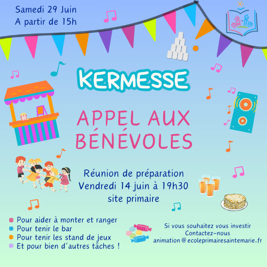 Appel Aux Benevoles
